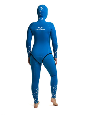 Гидрокостюм для фридайвинга бирюза «Жемчуг», 3мм